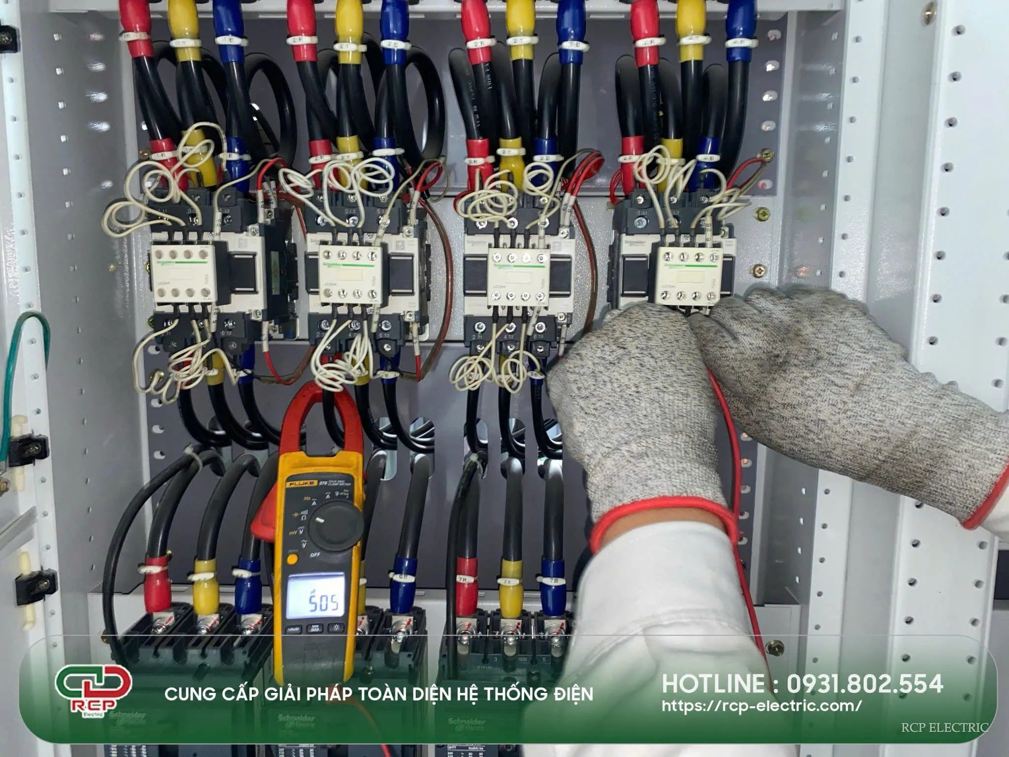 Hình ảnh thi công thực tế dự án điện RCP Electric 13
