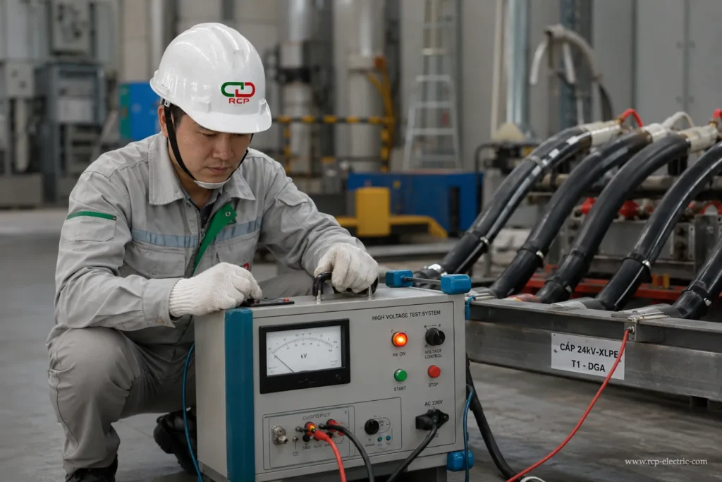 Thử nghiệm cáp ngầm trung thế bằng phương pháp Hi-Pot